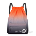 DrawString ryggsäck säck pack vattenbeständig gymnastiksäck